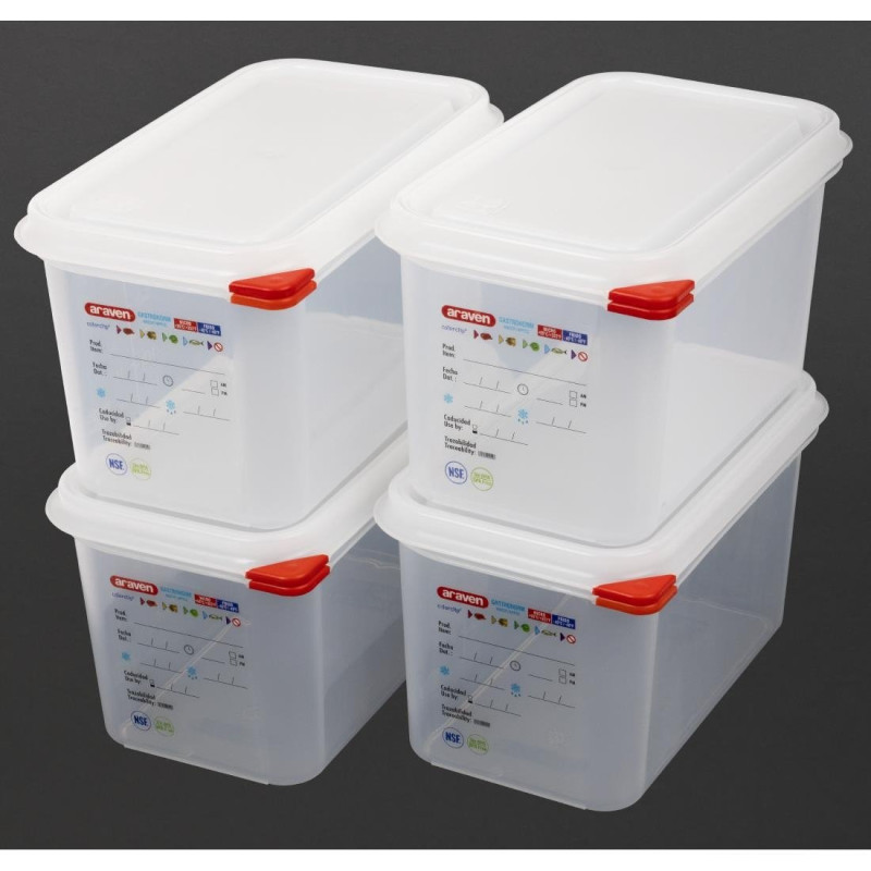 Δοχείο τροφίμων GN1/4 4,3L - Araven - Fourniresto Δοχείο τροφίμων GN1/4 4,3L - Araven - Fourniresto