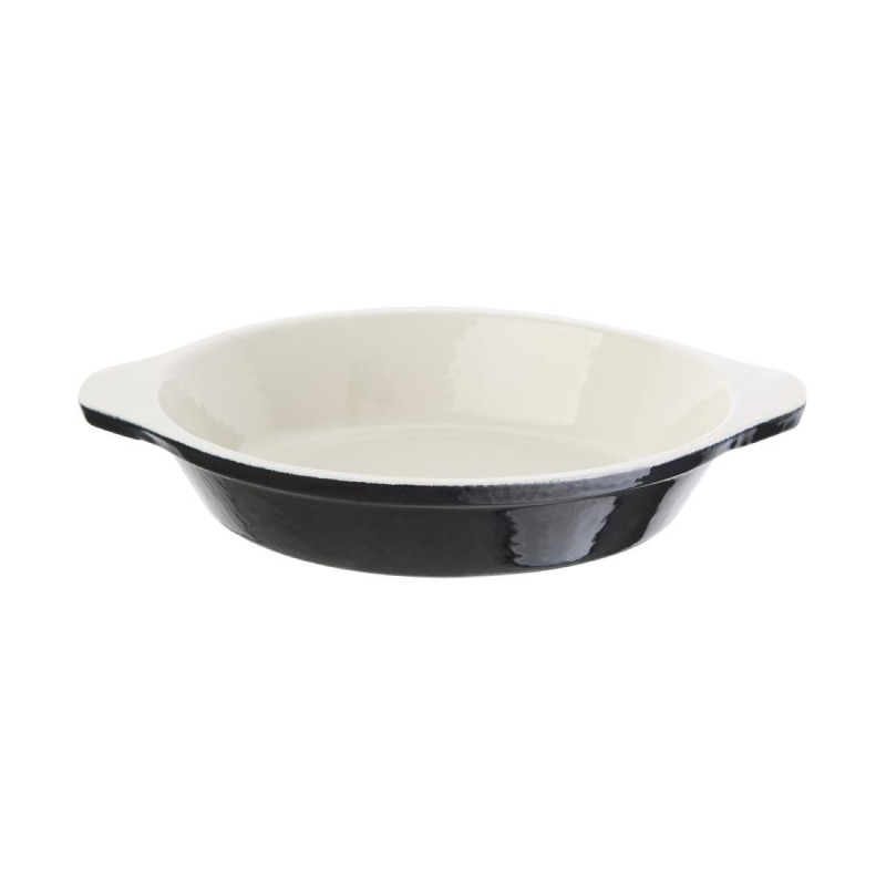 Σκεύος για γκρατέν μαύρο κύκλιο 750ml - Vogue - Fourniresto Σκεύος για γκρατέν μαύρο κύκλιο 750ml - Vogue - Fourniresto