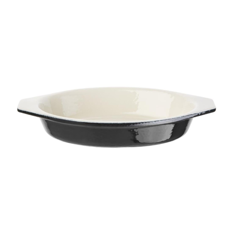 Φορμάκι για γκρατέν οβάλ μαύρο - 650 ml - Vogue Φορμάκι για γκρατέν οβάλ μαύρο - 650 ml - Vogue