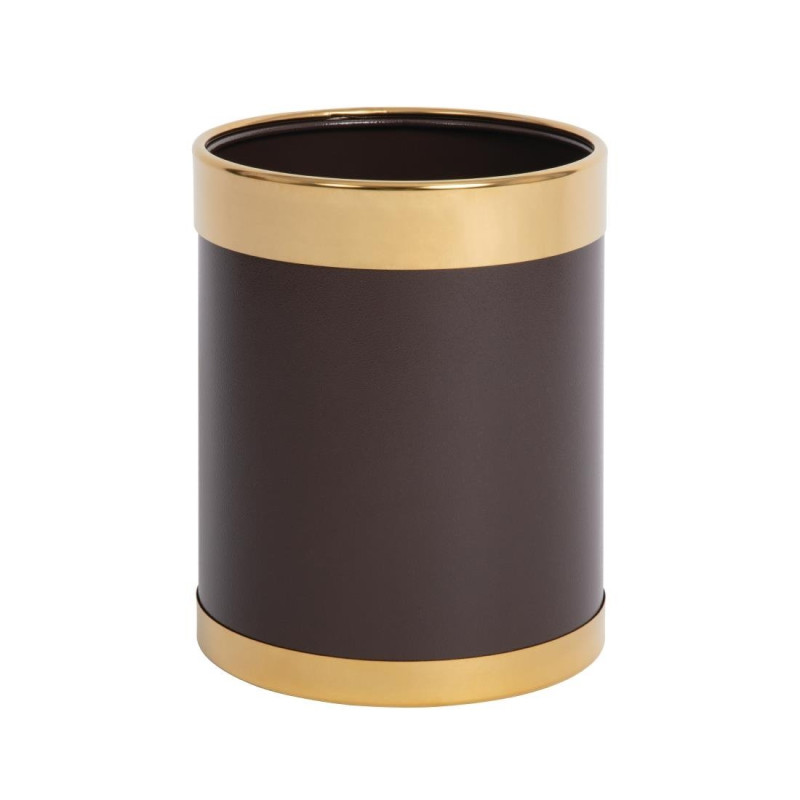 Κάδος αχρήστων με χρυσή περίγραμμα 10,2 L - Bolero - Fourniresto Κάδος αχρήστων με χρυσή περίγραμμα 10,2 L - Bolero - Fourniresto