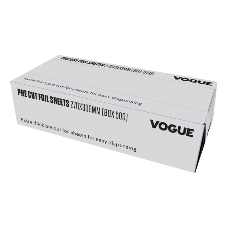 Φύλλα Αλουμινίου - 270 x 200 χιλιοστά - Πακέτο 500 - Vogue Φύλλα Αλουμινίου - 270 x 200 χιλιοστά - Πακέτο 500 - Vogue