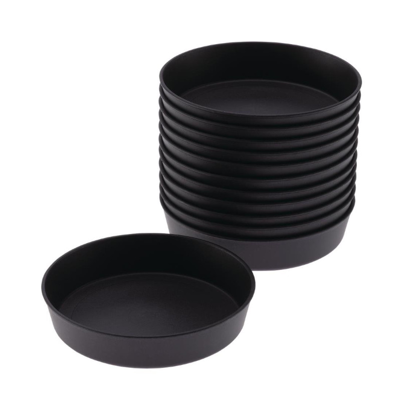 Σετ 12 καλουπιών για τάρτες Exoglass Matfer Bourgeat - Ø 100 mm Σετ 12 καλουπιών για τάρτες Exoglass Matfer Bourgeat - Ø 100 mm