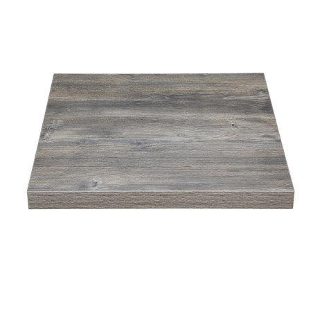 Square Grey Melamine Table Top 700mm Bolero: Resistant and Versatile Square Grey Melamine Table Top 700mm Bolero: Resistant and Versatile