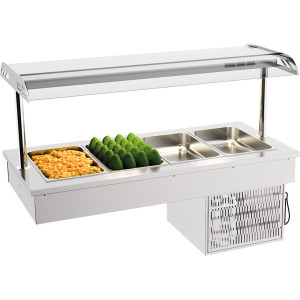 Ψυγείο Εντοιχισμένο Drop-In 4 GN 1/1 Combisteel - Ιδανικό για επαγγελματίες της εστίασης