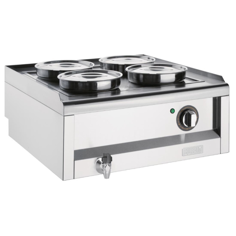 Bain-Marie 4 Pots Σειρά 600 - Buffalo Bain-Marie 4 Pots Σειρά 600 - Buffalo