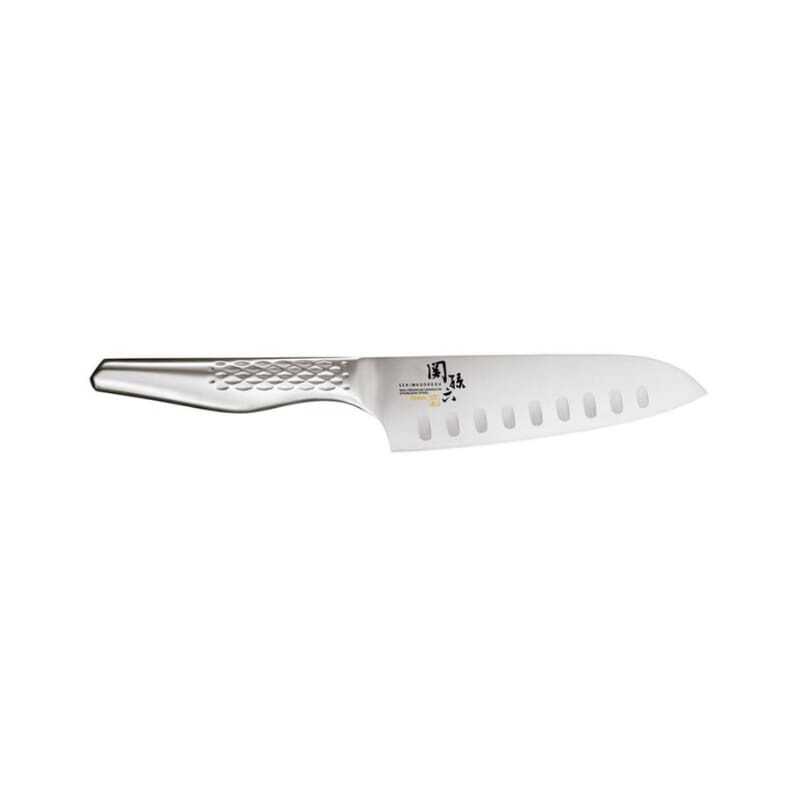 Μαχαίρι Santoku με οπές Seki Magoroku Shoso 16,5 εκ. - Ακριβής και ανθεκτική κοπή Μαχαίρι Santoku με οπές Seki Magoroku Shoso 16,5 εκ. - Ακριβής και ανθεκτική κοπή