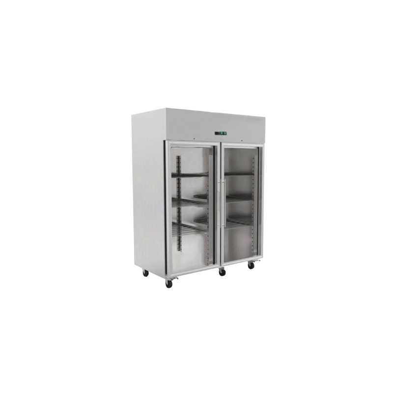 Ψυγείο με Θετική Ψύξη 2 Πόρτες Γυάλινες GN2/1 - 1400 L Ψυγείο με Θετική Ψύξη 2 Πόρτες Γυάλινες GN2/1 - 1400 L