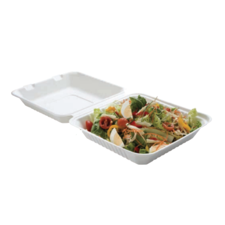 Κουτί γεύματος Bagasse 1 Θήκη - Πακέτο 50