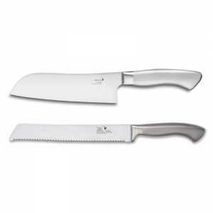 Σετ μαχαιριών Santoku + Ψωμιού Deglon.