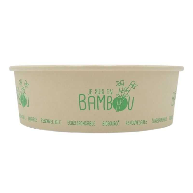 Μπολ σαλάτας από μπαμπού - 750 ml - Πακέτο 50 τεμαχίων Μπολ σαλάτας από μπαμπού - 750 ml - Πακέτο 50 τεμαχίων