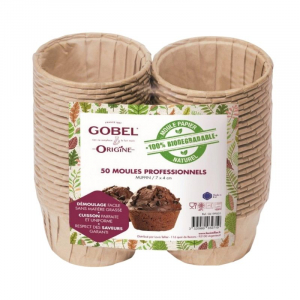 Αναλώσιμα Χάρτινα Κύπελλα Muffin - 7,2 x 4 - Σετ των 50