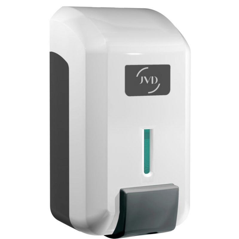 White Cleanline Wall Soap Dispenser - 700ml - JVD - Fourniresto White Cleanline Wall Soap Dispenser - 700ml - JVD - Fourniresto