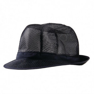 Καπέλο Trilby Μπλε Ναυτικό με Δίχτυ - Μέγεθος M 570 χιλιοστά - FourniResto - Fourniresto