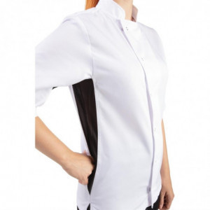 Λευκό μπλούζακι μαγειρικής Nevada - Μέγεθος S - Whites Chefs Clothing - Fourniresto