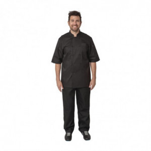 Μπλούζα μαγειρικής unisex μαύρη Cool Vent Montreal - Μέγεθος XL - Chef Works - Fourniresto