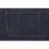Ποδιά μπατζάρ Indigo Memphis από βαμβάκι 760 x 865 χιλιοστά - Chef Works - Fourniresto