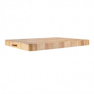 Ξύλινη Ορθογώνια Σανίδα Κοπής 610 X 455 χιλ. - Vogue - Fourniresto