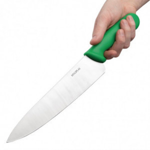 Μαχαίρι Μάγειρα Πράσινη Λεπίδα 25,5 εκ - Hygiplas - Fourniresto