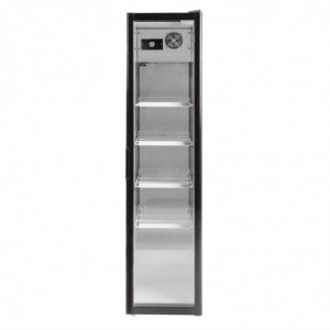 Ψυγείο μπουκαλιών Slimline Μαύρο - Polar - Fourniresto