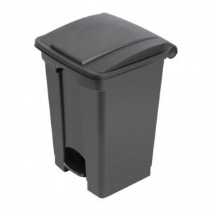 Κάδος Κουζίνας με Πεντάλ μαύρος 45L - Jantex - Fourniresto