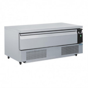 Βάση με διπλό ψύξη 1 συρτάρι σειρά U 3x GN 1/1 - Polar - Fourniresto