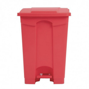 Κάδος Ανακύκλωσης με Πεντάλ Λευκός 45L - Jantex - Fourniresto