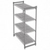 Μονάδα 4 Ραφιών Με Διάφανο Πλέγμα - Π 1070 x B 610mm - Cambro