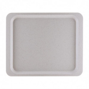Ταψί σερβιρίσματος από πολυεστέρα GN1/2 325x265mm Γκρι μάρμαρο - Roltex - Fourniresto