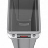 Γκρι λεπτός κάδος Slim Jim - 87L - Rubbermaid