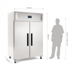 Ψυγείο με Δύο Πόρτες Για Κατάψυξη GN - 1200L - Polar - Fourniresto