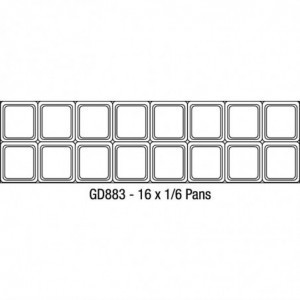 Πάγκος Προετοιμασίας 2 Πορτών - 527 L 16 X GN 1/6 - Polar - Fourniresto