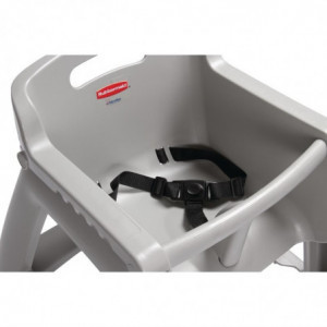 Καρέκλα υψηλή στοίβασης πλατίνα - Rubbermaid - Fourniresto