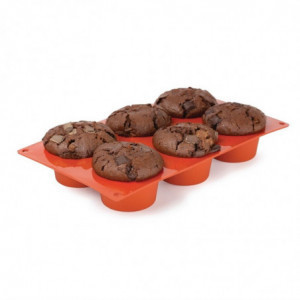 Καλούπι 6 Muffins από Σιλικόνη Formaflex - Pavoni