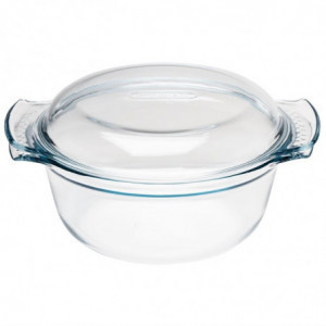 Στρογγυλή Γυάλινη Κοκότα - 3,75L - Pyrex