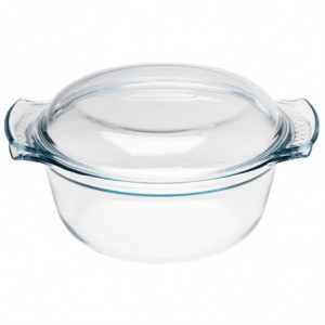 Στρογγυλή Γυάλινη Κοκότα - 3,75L - Pyrex