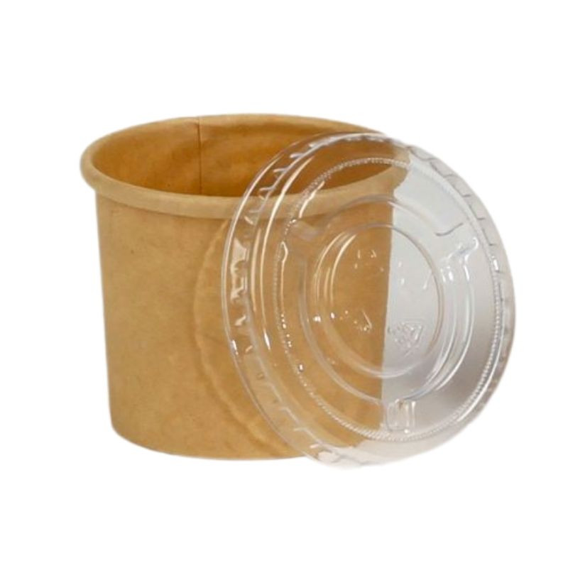Καπάκι από PET για Χάρτινο Δοχείο Σάλτσας Kraft 30 ml - Πακέτο με 50 τεμάχια Καπάκι από PET για Χάρτινο Δοχείο Σάλτσας Kraft 30 ml - Πακέτο με 50 τεμάχια