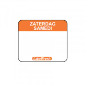 Ετικέτα Ανιχνευσιμότητας Label FreshEasy - Σάββατο - 30 x 25 χιλιοστά - Πακέτο 1000