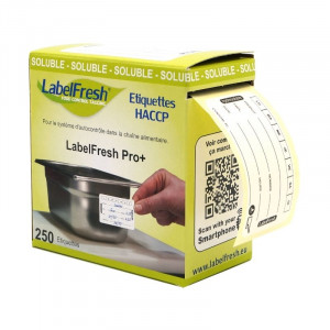 Ετικέτες Ανιχνευσιμότητας - LabelFresh Διαλυτές - 60 x 30 χιλιοστά - Πακέτο 250 - LabelFresh