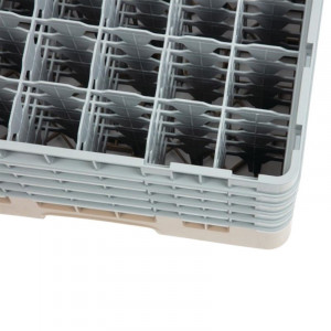 Θήκη για ποτήρια 36 θέσεων Camrack Μπεζ - Π 500 x Β 500mm - Cambro