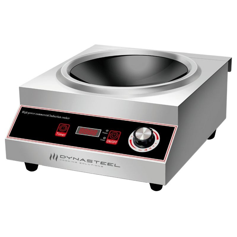 Σκεύος Wok με Επαγωγική Θερμική Αντίσταση - 3500 W - Dynasteel Σκεύος Wok με Επαγωγική Θερμική Αντίσταση - 3500 W - Dynasteel