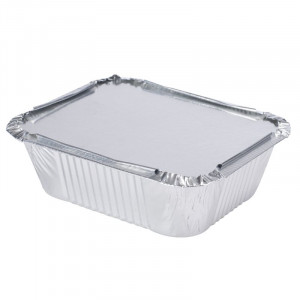 Δοχείο αλουμινίου με καπάκι "Combi Pack" - 450ml - Πακέτο 100 τεμαχίων