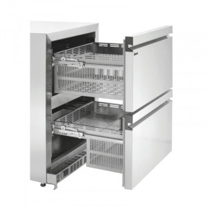 Ψυγείο με 2 πόρτες και 2 συρτάρια - Μ 600 x Β 600 χιλ. - Bartscher