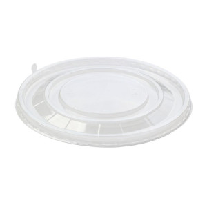 Κάλυμμα PET για μπολ σαλάτας Kraft 1300 ml - Πακέτο 300 τεμαχίων - Dynasteel