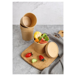 Σκεύος για σούπα Kraft - 360 ml - Πακέτο 300 τεμαχίων - Dynasteel