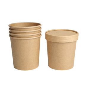 Σκεύος για σούπα Kraft - 480 ml - Πακέτο με 300 τεμάχια