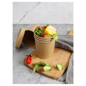 Σκεύος για σούπα Kraft - 480 ml - Πακέτο με 300 τεμάχια