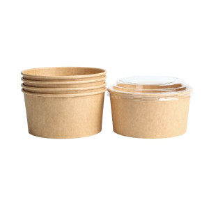 Μπολ σαλάτας Kraft - 1000 ml - Πακέτο 300 - Dynasteel