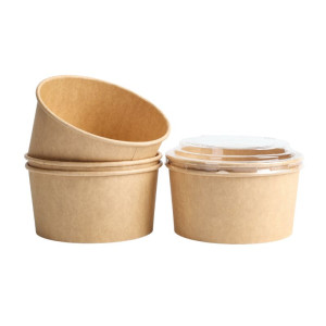 Μπολ σαλάτας Kraft - 1000 ml - Πακέτο 300 - Dynasteel