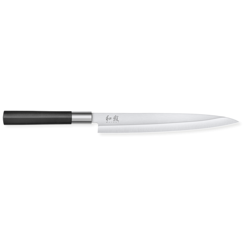 Μαχαίρι Yanagiba Wasabi Black 21 εκ. KAI - Ακριβής κοπή για ψάρια, σούσι και σασίμι. Μαχαίρι Yanagiba Wasabi Black 21 εκ. KAI - Ακριβής κοπή για ψάρια, σούσι και σασίμι.