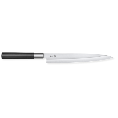 Μαχαίρι Yanagiba Wasabi Black 21 εκ. KAI - Ακριβής κοπή για ψάρια, σούσι και σασίμι.